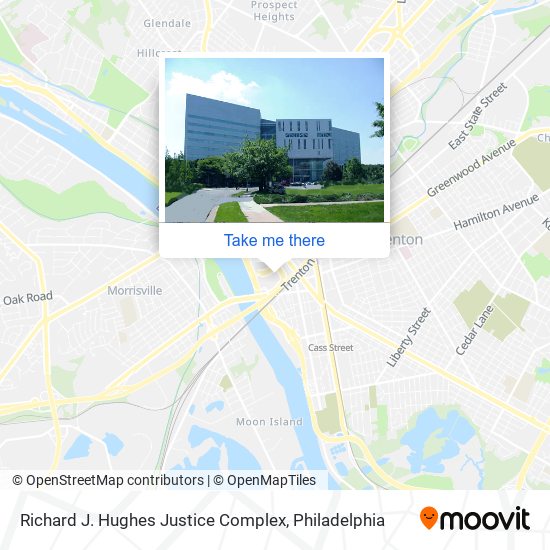 Mapa de Richard J. Hughes Justice Complex