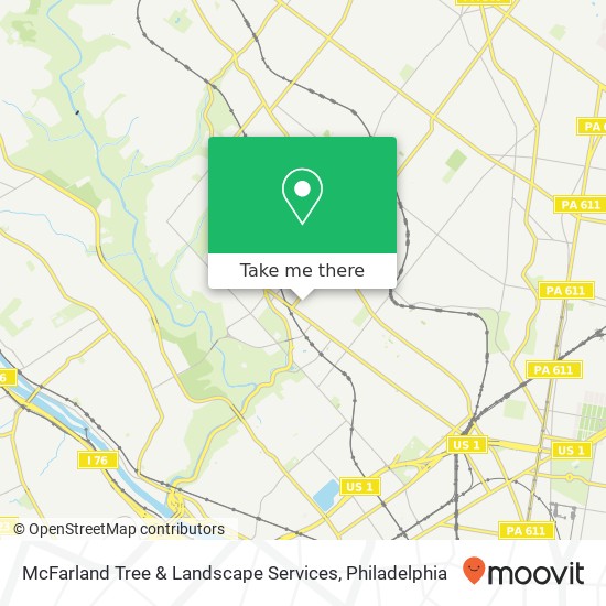 McFarland Tree & Landscape Services map