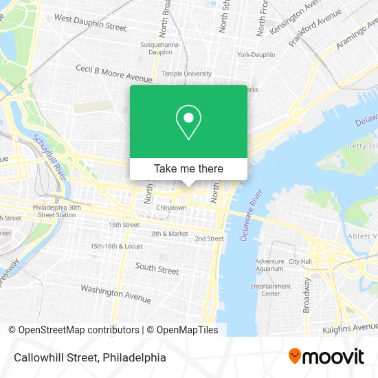 Callowhill Street map
