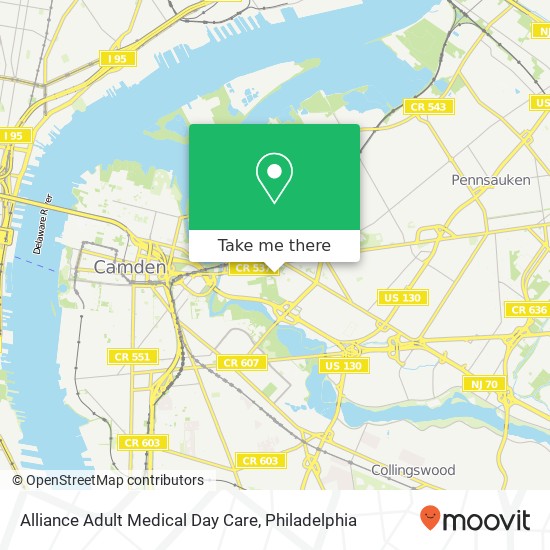 Alliance Adult Medical Day Care map