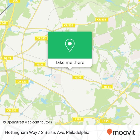 Nottingham Way / S Burtis Ave map