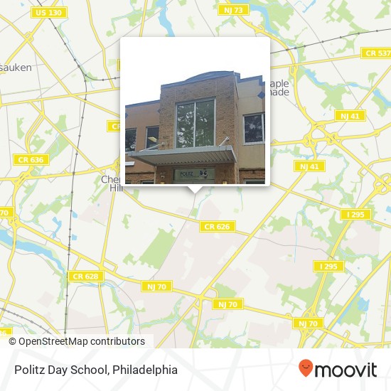 Politz Day School map