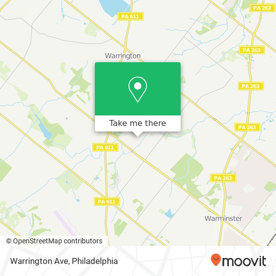 Mapa de Warrington Ave