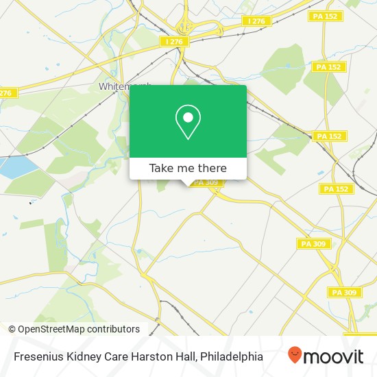 Fresenius Kidney Care Harston Hall map