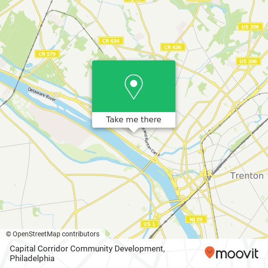 Capital Corridor Community Development map