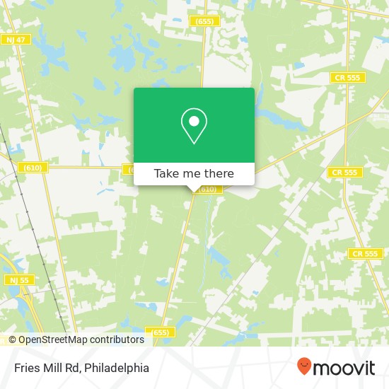 Mapa de Fries Mill Rd