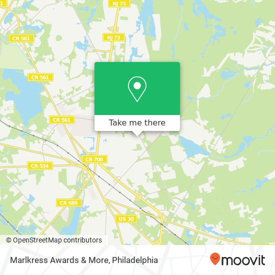 Marlkress Awards & More map