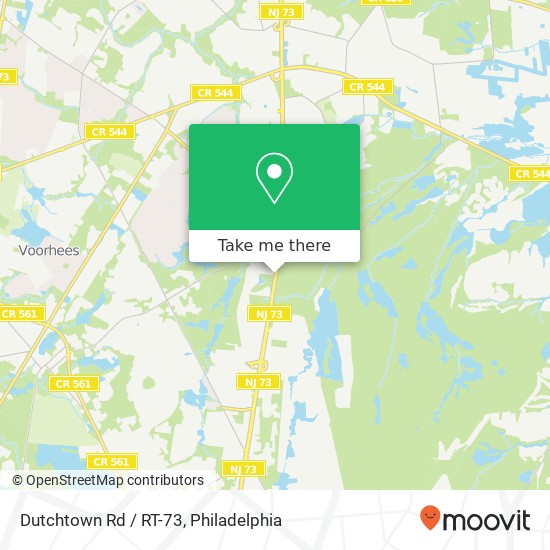 Dutchtown Rd / RT-73 map