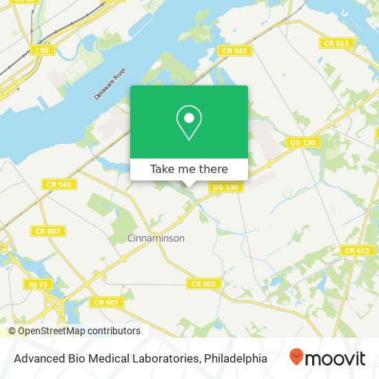 Advanced Bio Medical Laboratories map