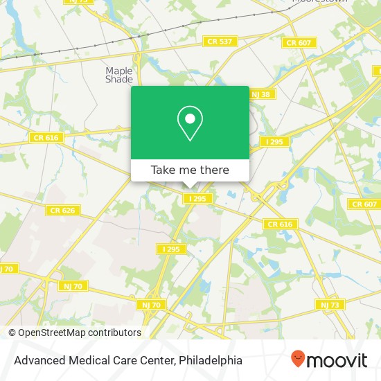 Advanced Medical Care Center map