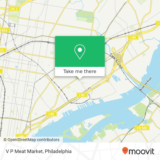 V P Meat Market map