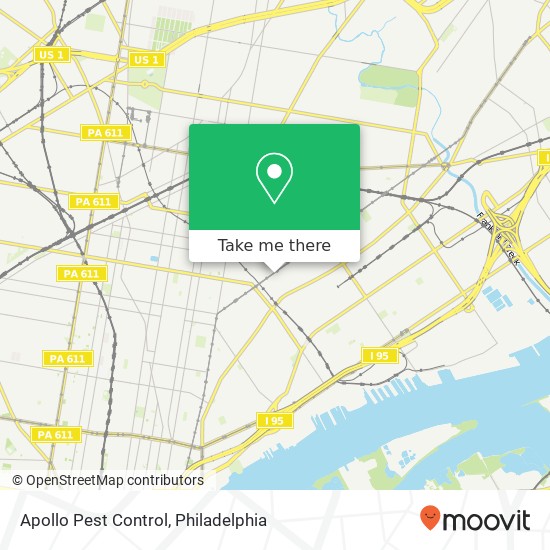 Apollo Pest Control map