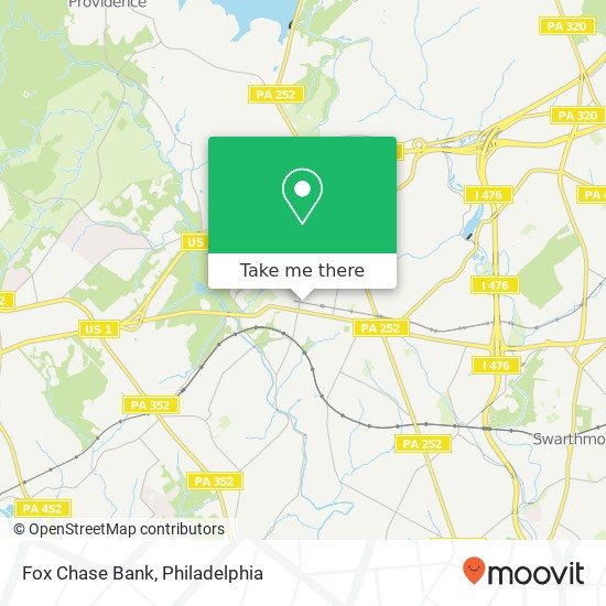 Mapa de Fox Chase Bank