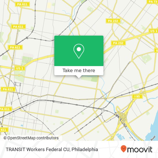 TRANSIT Workers Federal CU map