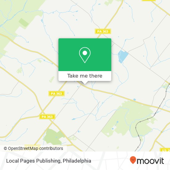 Local Pages Publishing map