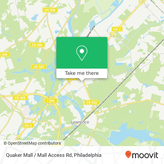 Quaker Mall / Mall Access Rd map