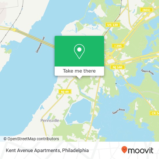 Mapa de Kent Avenue Apartments