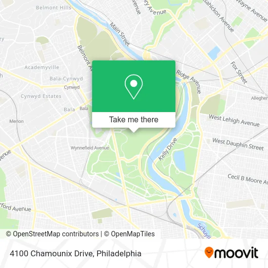 4100 Chamounix Drive map