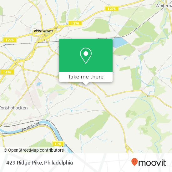 Mapa de 429 Ridge Pike