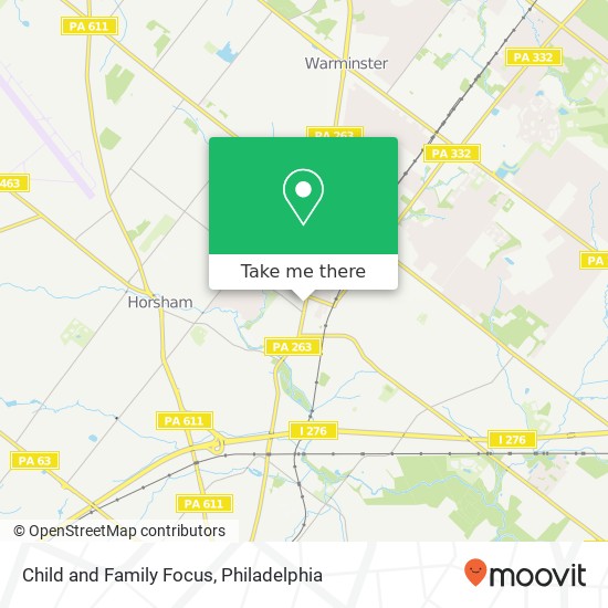 Child and Family Focus map