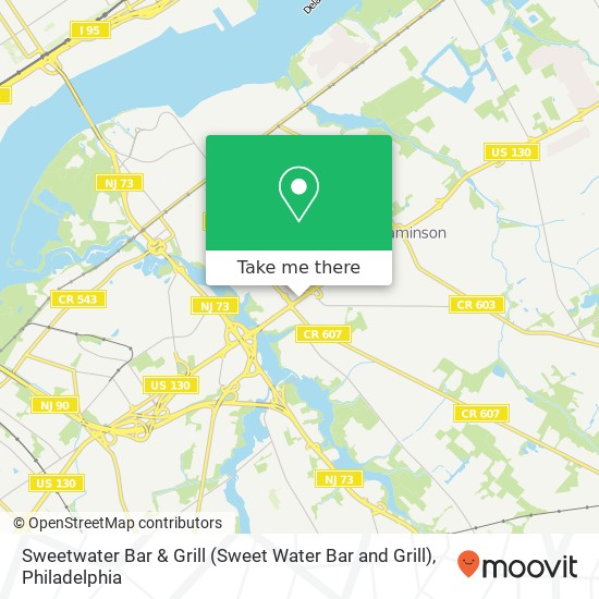 Mapa de Sweetwater Bar & Grill (Sweet Water Bar and Grill)