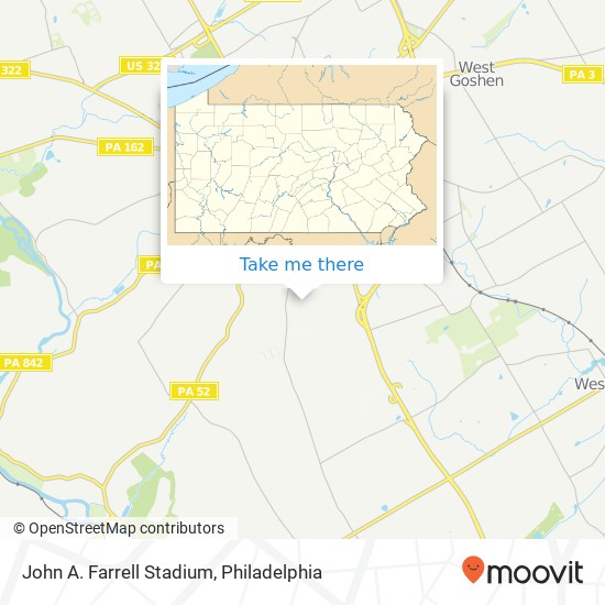 Mapa de John A. Farrell Stadium