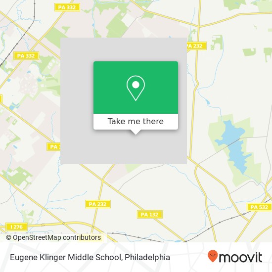 Eugene Klinger Middle School map