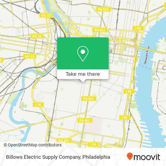 Mapa de Billows Electric Supply Company