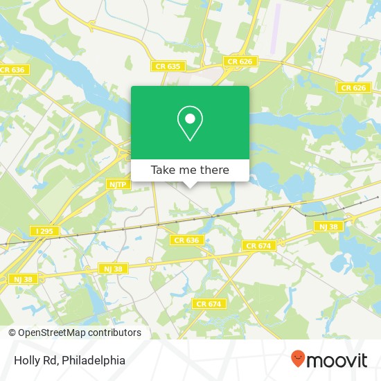 Mapa de Holly Rd