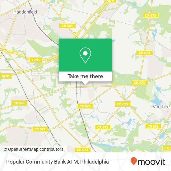 Popular Community Bank ATM map