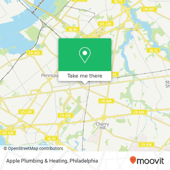 Apple Plumbing & Heating map