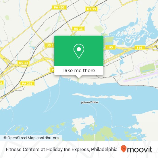 Mapa de Fitness Centers at Holiday Inn Express