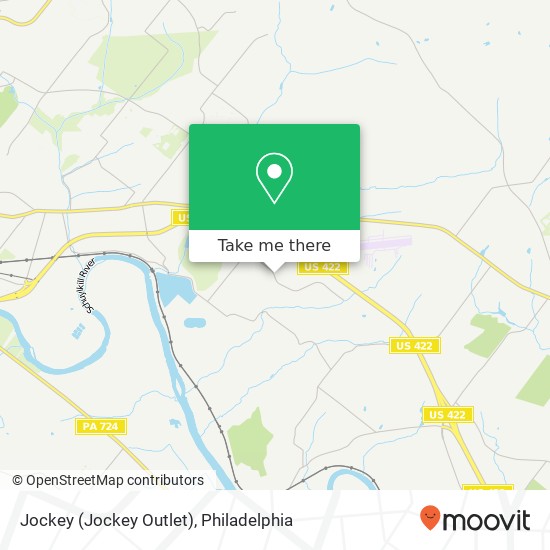 Mapa de Jockey (Jockey Outlet)