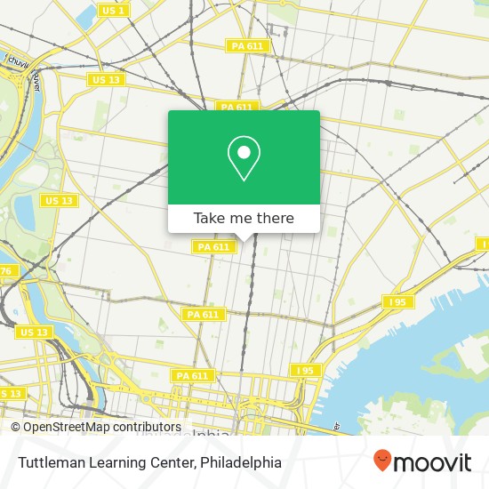 Tuttleman Learning Center map