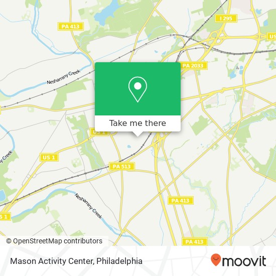 Mason Activity Center map