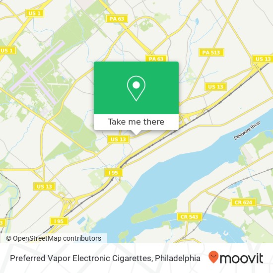 Preferred Vapor Electronic Cigarettes map