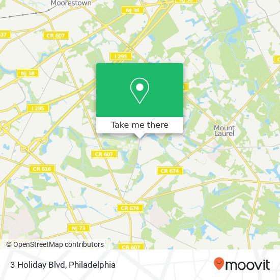 3 Holiday Blvd map