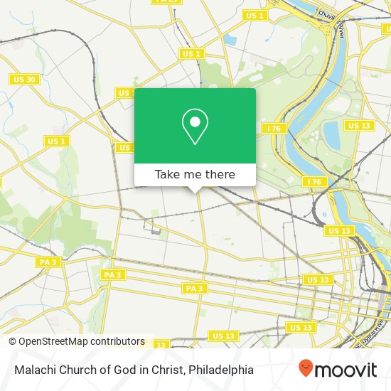 Malachi Church of God in Christ map