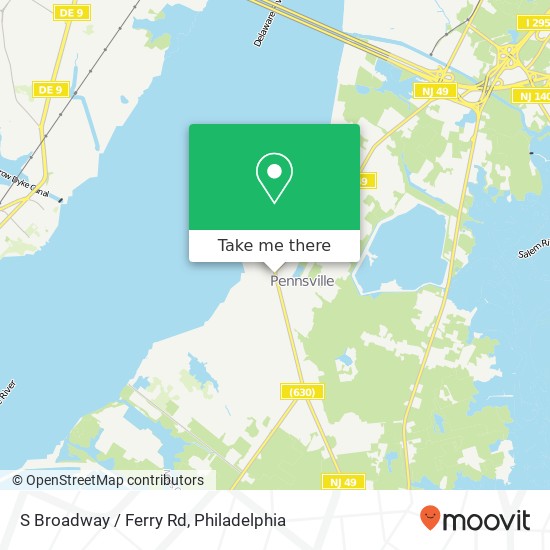 Mapa de S Broadway / Ferry Rd