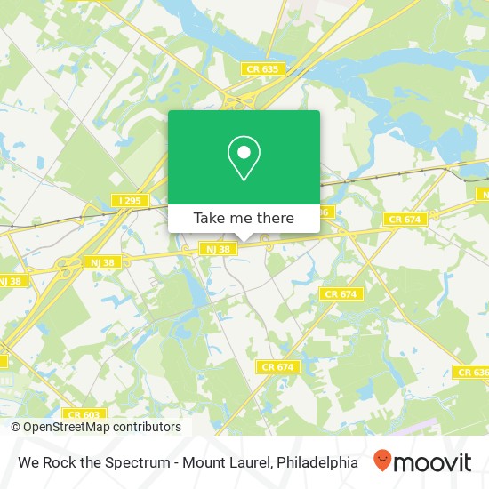 We Rock the Spectrum - Mount Laurel map