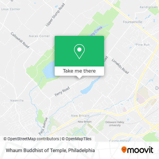 Mapa de Whaum Buddhist of Temple