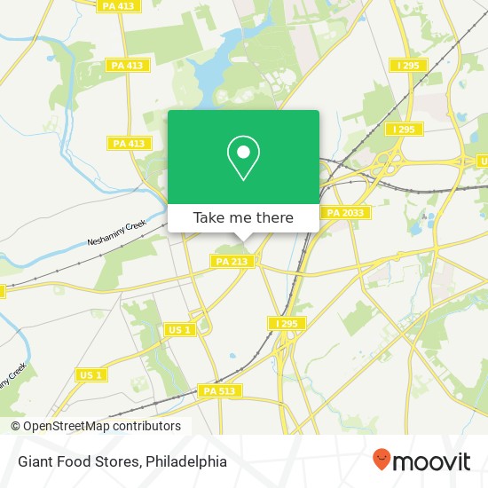 Mapa de Giant Food Stores