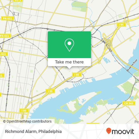 Mapa de Richmond Alarm