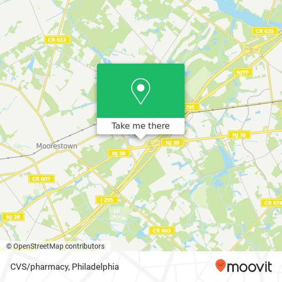 Mapa de CVS/pharmacy