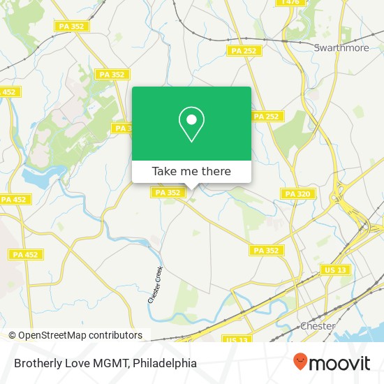 Mapa de Brotherly Love MGMT