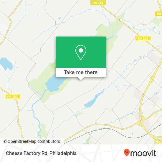 Mapa de Cheese Factory Rd