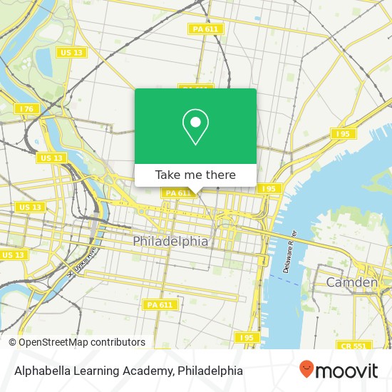 Mapa de Alphabella Learning Academy