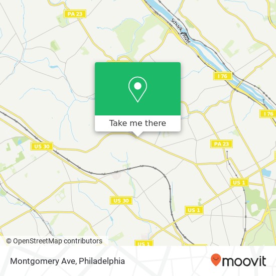 Mapa de Montgomery Ave