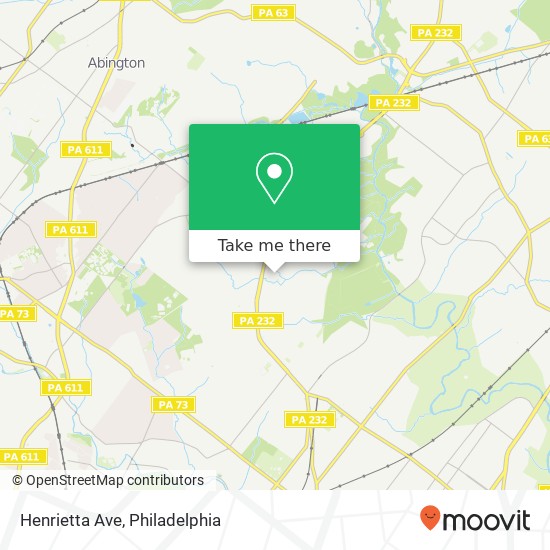 Mapa de Henrietta Ave