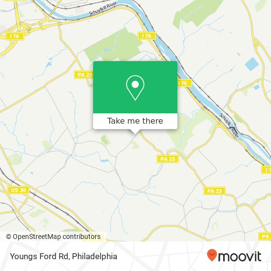 Youngs Ford Rd map